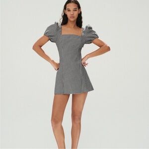 ZARA Gingham Mini Dress